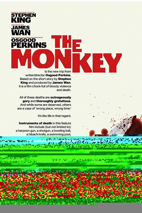 The Monkey (2025) 0001 AFİŞ - POSTER ( FOLYO ) - AFİŞ - POSTER-7642