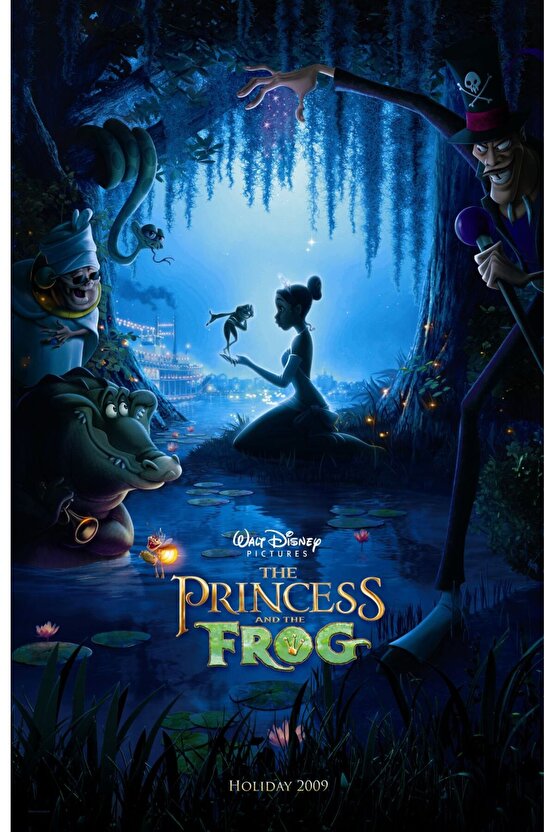 The Princess and the Frog (2009) 0002 AFİŞ - POSTER ( FOLYO ) - AFİŞ - POSTER-7761