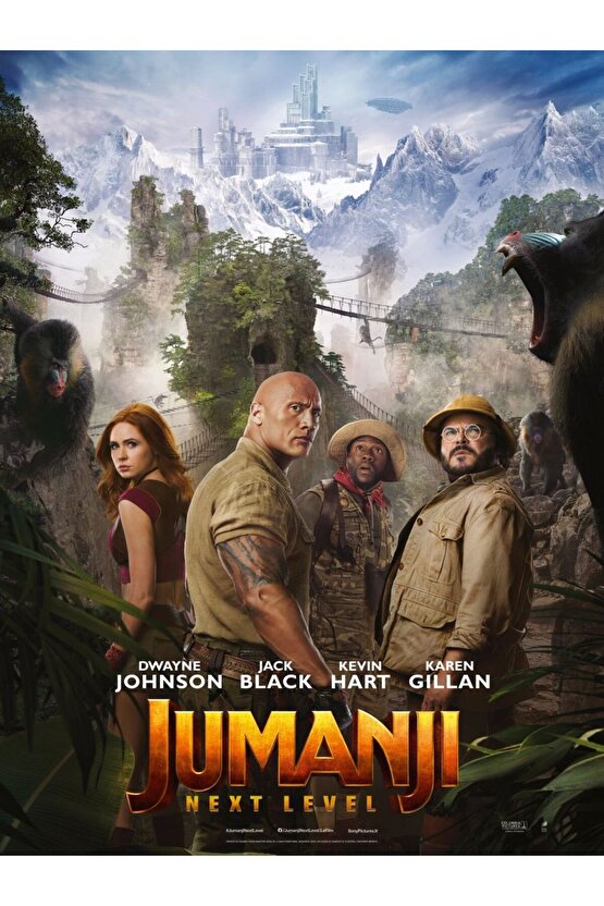 Jumanji The Next Level (2019) 14 ( FOLYO ) - AFİŞ - POSTER-4029