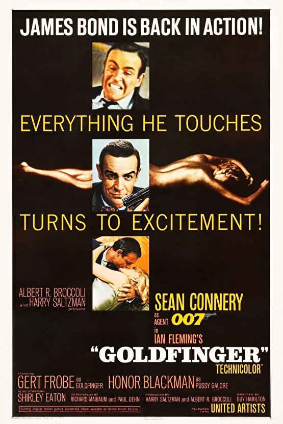 Goldfinger (1964) ( FOLYO ) - AFİŞ - POSTER-3148