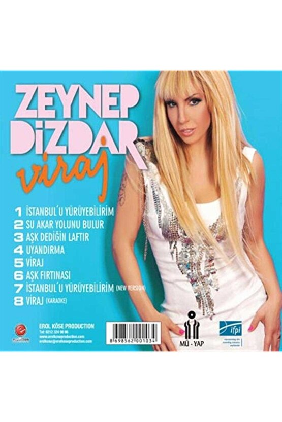 Zeynep Dizdar - Viraj ( CD ) Ambalajında