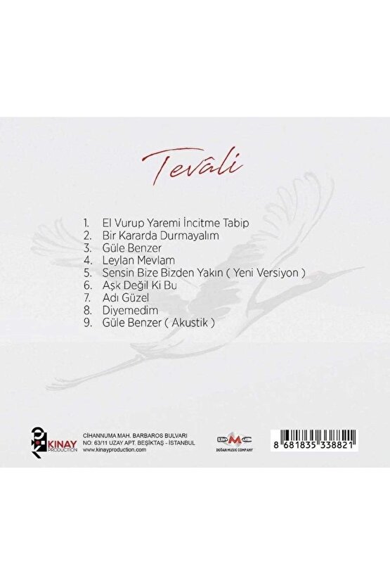 Bülent Ünal - Tevali ( CD ) Ambalajında