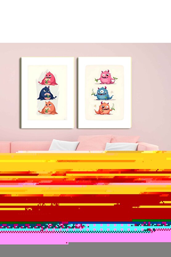 Matisse - Sanat - Soyut - Doğa - Ev - Yaşam ( 2 Li Çerçevesiz ) Poster - Afiş - Tablo NNHT243