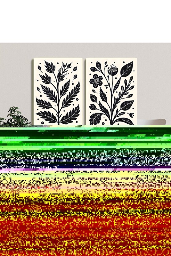 Matisse - Sanat - Soyut - Doğa - Ev - Yaşam ( 2 Li Çerçevesiz ) Poster - Afiş - Tablo NNHT670