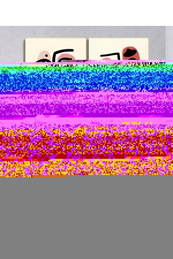 Matisse - Sanat - Soyut - Doğa - Ev - Yaşam ( 2 Li Çerçevesiz ) Poster - Afiş - Tablo NNHT344