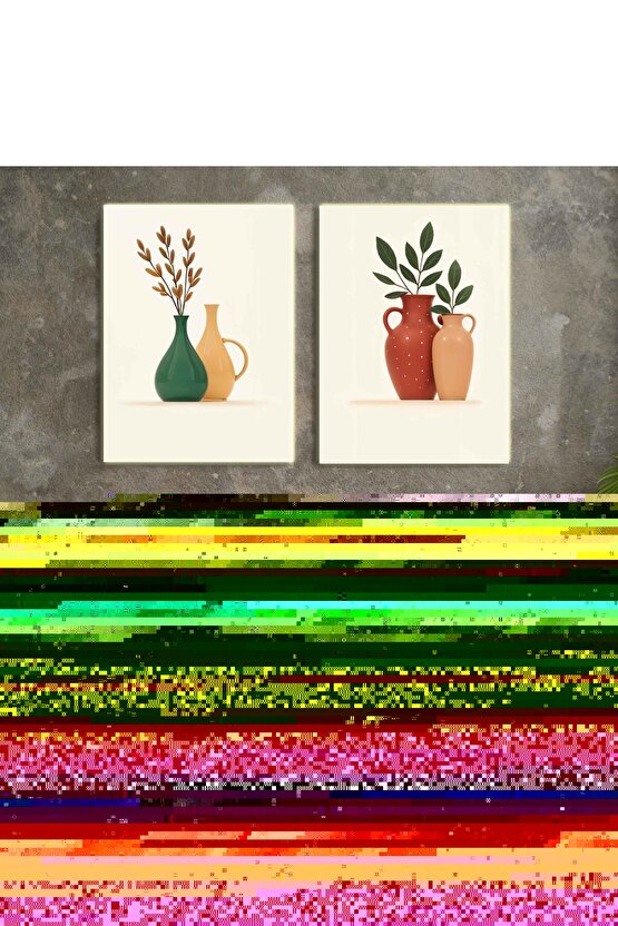 Matisse - Sanat - Soyut - Doğa - Ev - Yaşam ( 2 Li Çerçevesiz ) Poster - Afiş - Tablo NNHT370