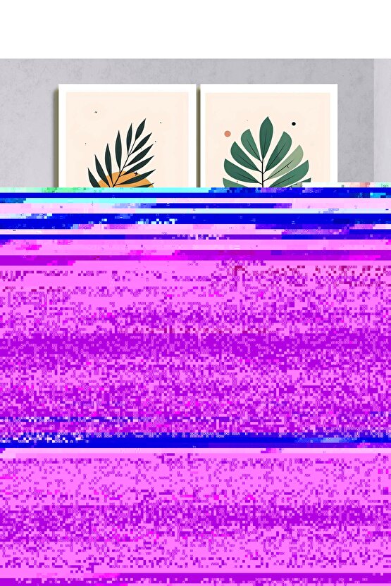 Matisse - Sanat - Soyut - Doğa - Ev - Yaşam ( 2 Li Çerçevesiz ) Poster - Afiş - Tablo NNHT559