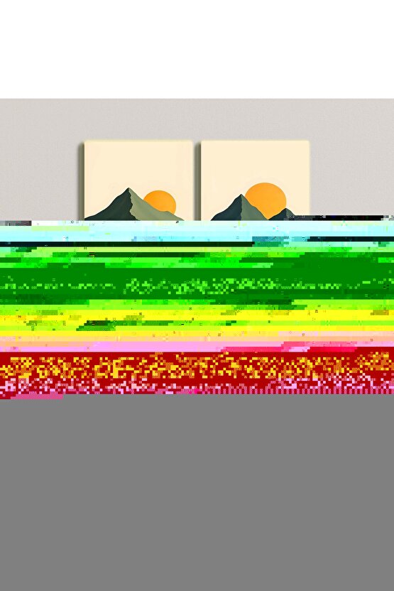 Matisse - Sanat - Soyut - Doğa - Ev - Yaşam ( 2 Li Çerçevesiz ) Poster - Afiş - Tablo NNHT550