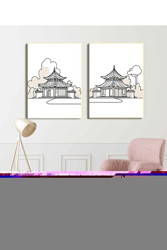 Matisse - Sanat - Soyut - Doğa - Ev - Yaşam ( 2 Li Çerçevesiz ) Poster - Afiş - Tablo NNHT767