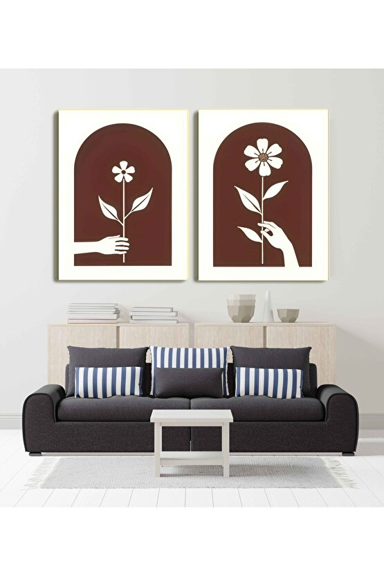 Matisse - Sanat - Soyut - Doğa - Ev - Yaşam ( 2 Li Çerçevesiz ) Poster - Afiş - Tablo NNHT658