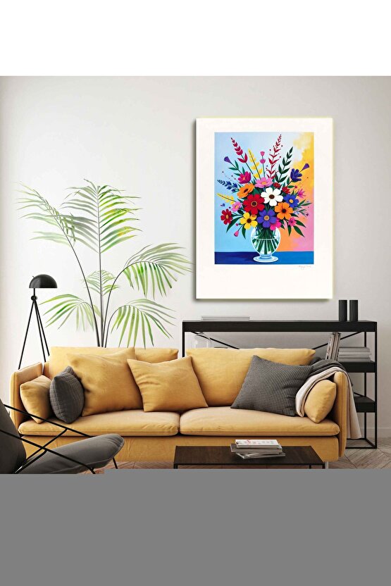 Matisse - Sanat - Soyut - Doğa - Yaşam ( Tekli Çerçevesiz ) Poster - Afiş - Tablo MKKM1712