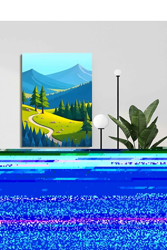 Matisse - Sanat - Soyut - Doğa - Yaşam ( Tekli Çerçevesiz ) Poster - Afiş - Tablo MKKM2022