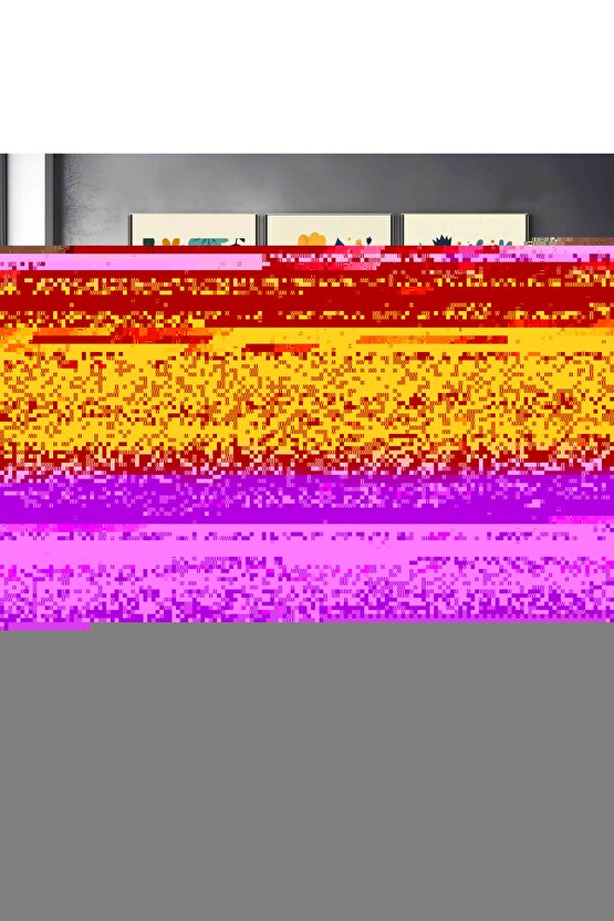 Matisse - Boho - Art Deco - Soyut - Doğa ( 3 lü Çerçevesiz ) Poster - Afiş - Tablo KR2C01034