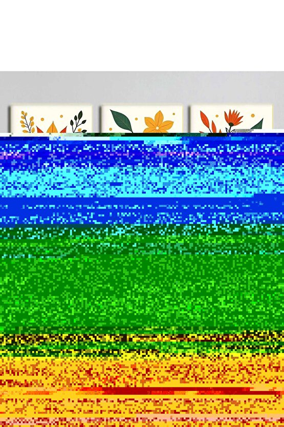 Matisse - Boho - Art Deco - Soyut - Doğa ( 3 lü Çerçevesiz ) Poster - Afiş - Tablo KR2C00867