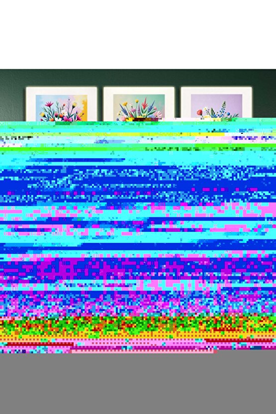 Matisse - Boho - Art Deco - Soyut - Doğa ( 3 lü Çerçevesiz ) Poster - Afiş - Tablo KR2C01168