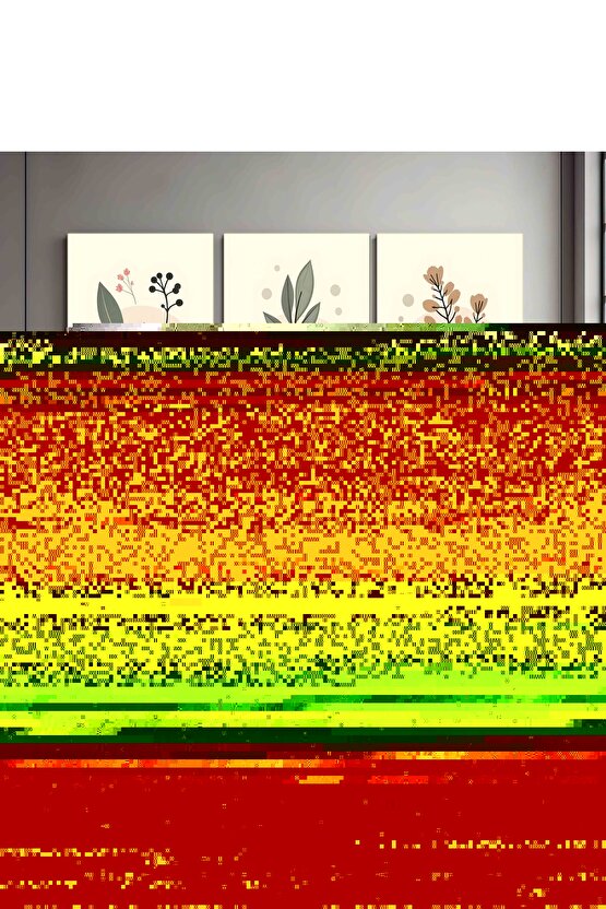 Matisse - Boho - Art Deco - Soyut - Doğa ( 3 lü Çerçevesiz ) Poster - Afiş - Tablo KR2C00198