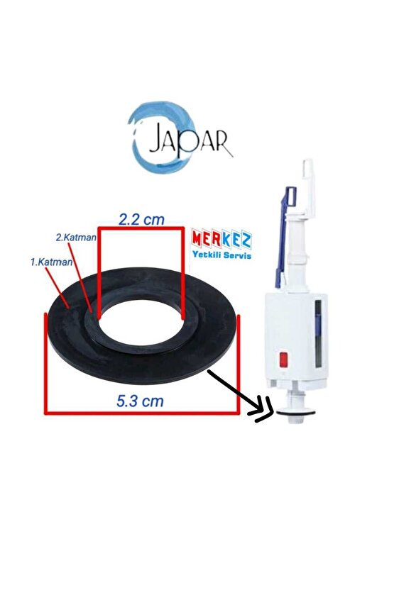 Gömme Rezervuar Iç Takım Boşaltma Contası