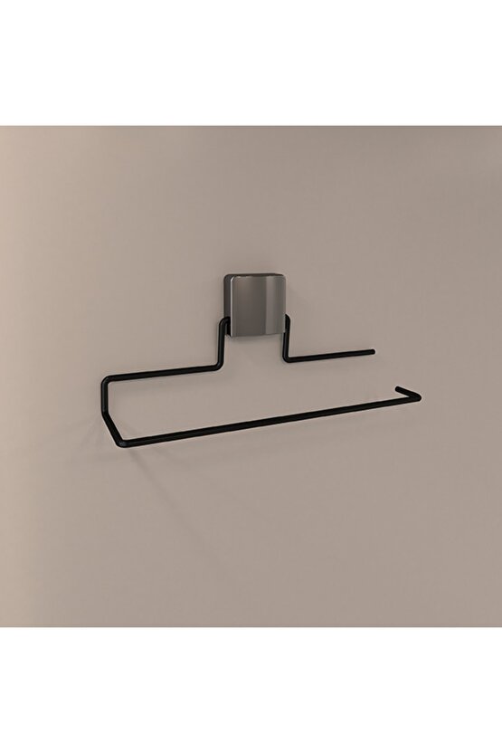 Decorev Süper Yapışkanlı Metal Yapıştırıcılı Siyah Rulo Havluluk Dc-5057