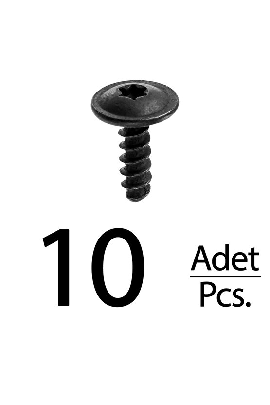 Volkswagen için Torx (Tork) Davlumbaz Vida - 10 Adet