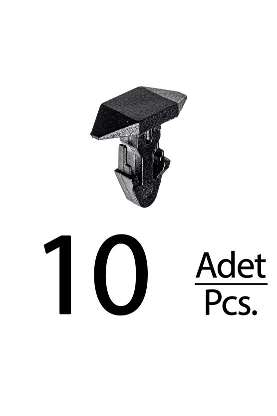 Integra Honda Civic del Sol CR-V için Kaput Fitil Klips - 10 Adet