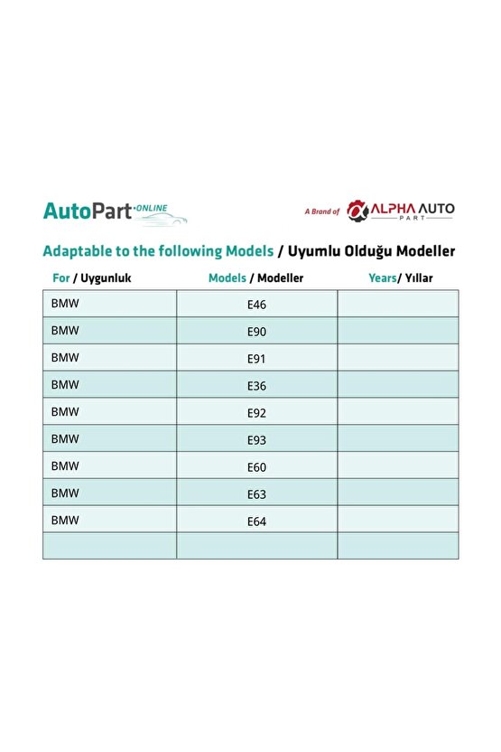 BMW 3 Serisi 5 Serisi 6 Serisi için Kapı Döşeme Klips- 50 Adet