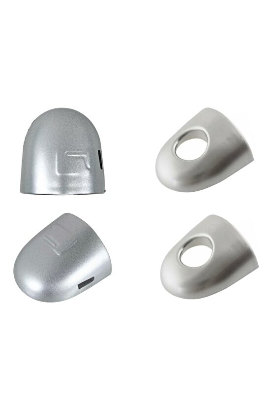 Renault Megan 2 için Dış Kapı Kolu Anahtar Deliği Kapağı Seti Gri