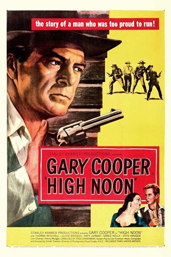 High Noon (1952) 001 AFİŞ - POSTER
