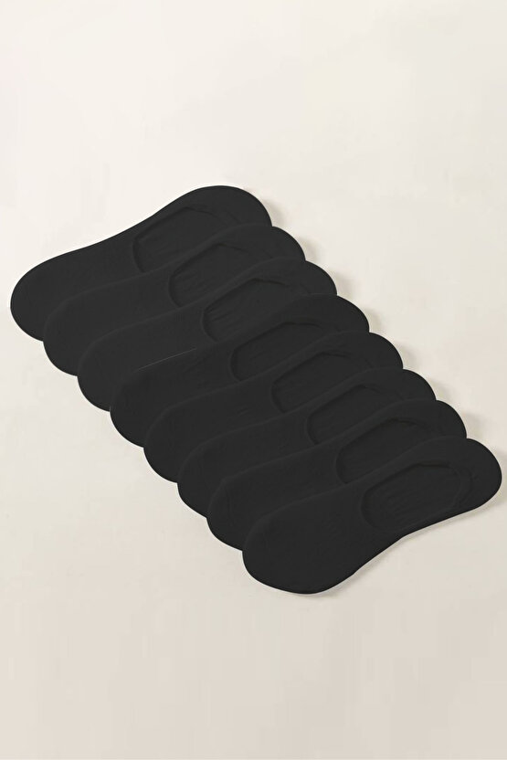 Kadın - Erkek Düz Desen (10LU PAKET - 10 ÇİFT) Pamuklu Terletmez Babet Çorap