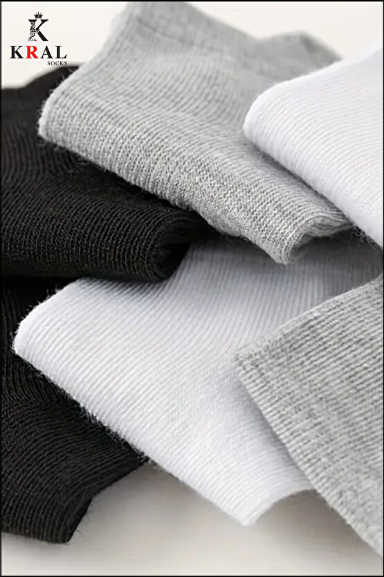 Kız - Erkek Çorap Pamuklu Terletmez (10 ÇİFT) Öğrenci Okul Çocuk Çorabı