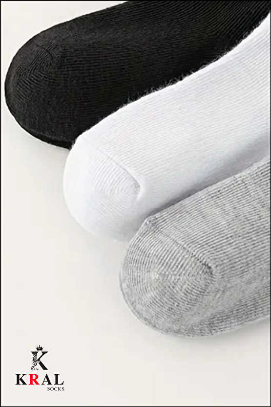 Kız - Erkek Çorap Pamuklu Terletmez (10 ÇİFT) Öğrenci Okul Çocuk Çorabı