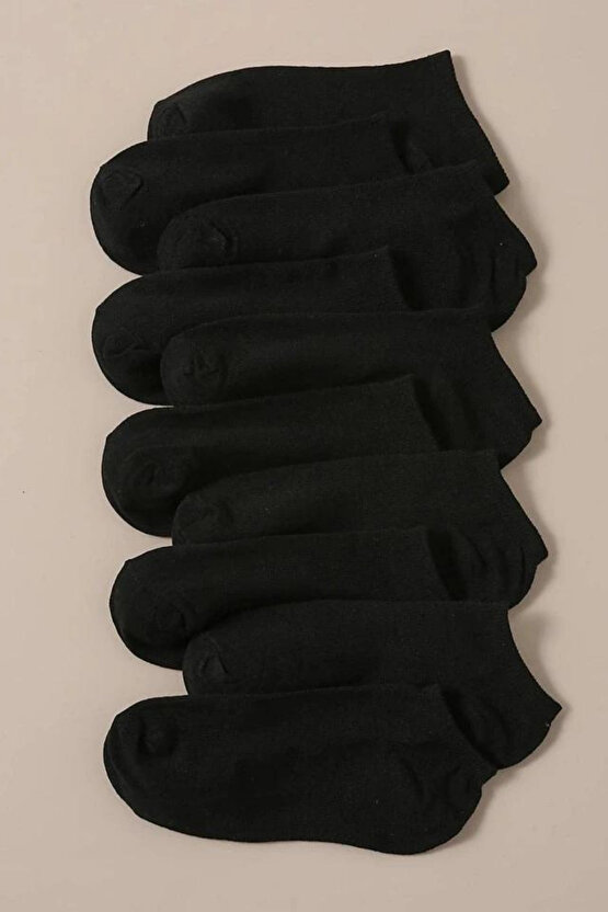 Kadın - Erkek Pamuklu Terletmez (10LU - 10 ÇİFT) Yazlık Görünmez Çorap