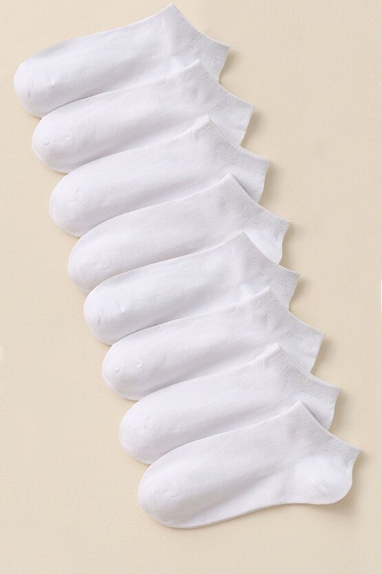 Kadın - Erkek Düz Desen (3 Çİ?FT) Pamuklu Terletmez Yazlık Görünmez Çorap Seti