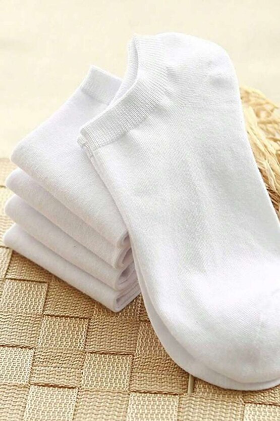 Kadın - Erkek Düz Desen (3 Çİ?FT) Pamuklu Terletmez Yazlık Görünmez Çorap Seti