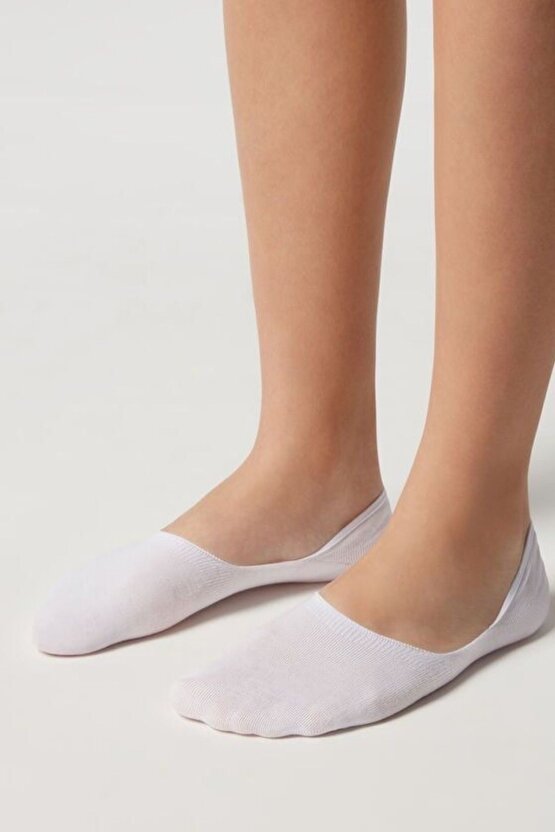 Kadın - Erkek Düz Desen (10LU PAKET - 10 ÇİFT) Pamuklu Terletmez Babet Çorap