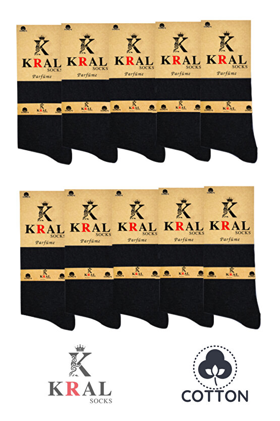 10 Adet Yazlık Penye Erkek Orta Uzun Çorap Parfümlü