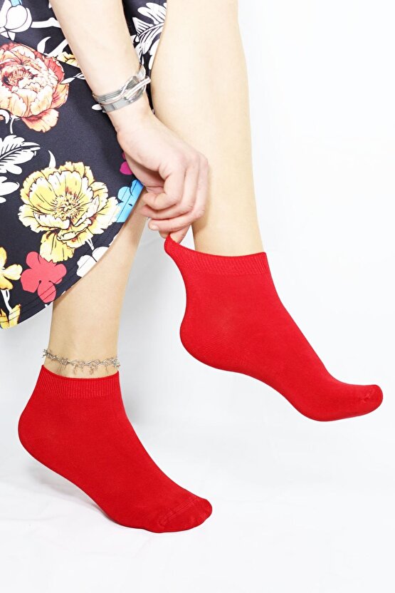 Hediye Kutulu (6 ÇİFT) Kaliteli Bambu Kısa Model Patik Çorap Dikişsiz Hassas Dokuma Parfümlü