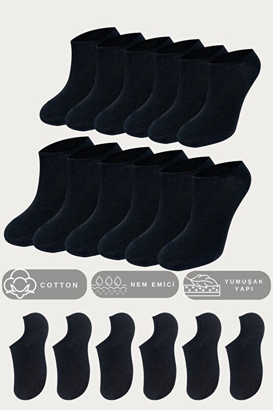 Kadın - Çorap Yeni Sezon (6 ÇİFT) Pamuklu Yazlık Terletmez Görünmez Çorap