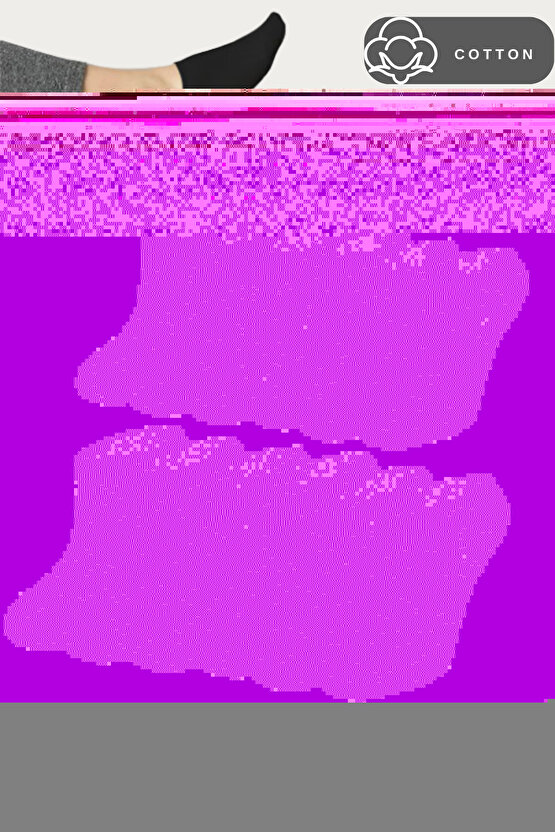 Kadın - Çorap Yeni Sezon (6 ÇİFT) Pamuklu Yazlık Terletmez Görünmez Çorap