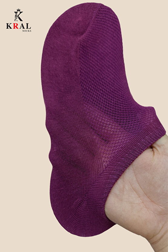 Kadın - Erkek Düz Desen (6 ÇİFT) Snikers Pamuklu (36-40 BEDEN) Terletmez Çorap