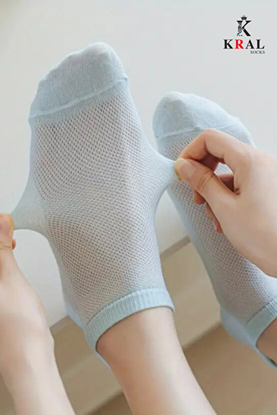 Kadın - Erkek Düz Desen (6 ÇİFT) Snikers Pamuklu (36-40 BEDEN) Terletmez Çorap