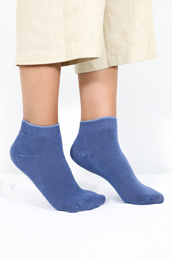 Kadın Kaliteli Bambu Patik Çorap (5 ADET) Dikişsiz Görünmez Parfümlü Kısa Model Çorap