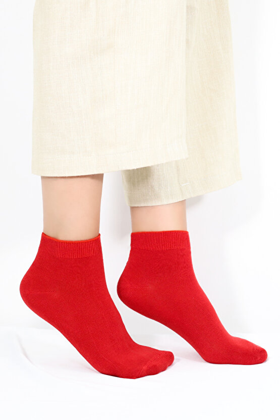 Kadın Kaliteli Bambu Patik Çorap (5 ADET) Dikişsiz Görünmez Parfümlü Kısa Model Çorap