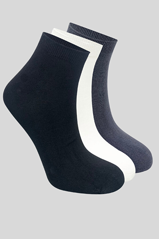 Kadın Bambu Patik Çorap (3 ADET) Görünmez Dikişsiz Parfümlü Kısa Yazlık Kadın Çorabı