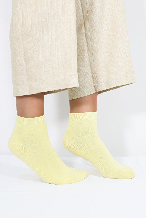 Kadın Kaliteli Bambu Patik Çorap (5 ADET) Dikişsiz Görünmez Parfümlü Kısa Model Çorap