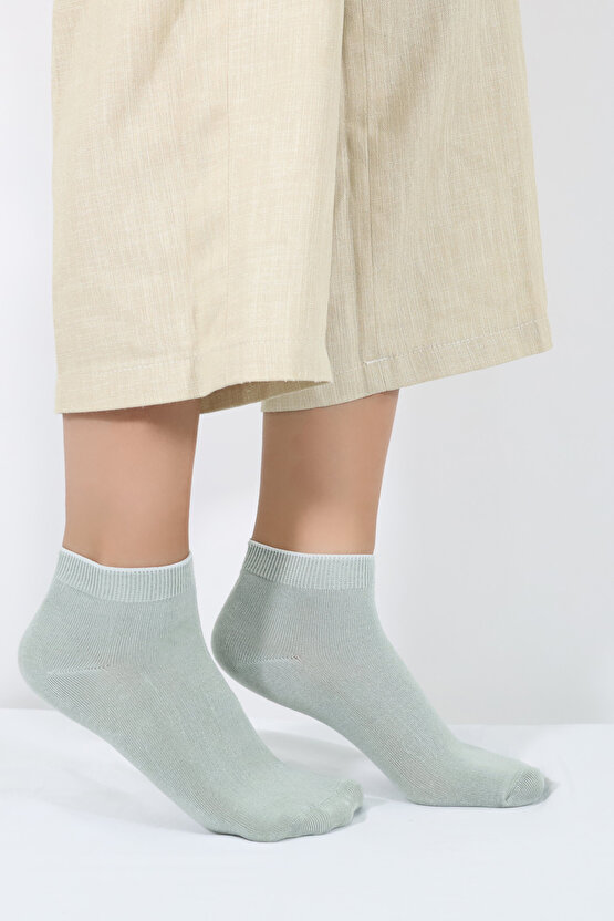 Kadın Kaliteli Bambu Patik Çorap (5 ADET) Dikişsiz Görünmez Parfümlü Kısa Model Çorap