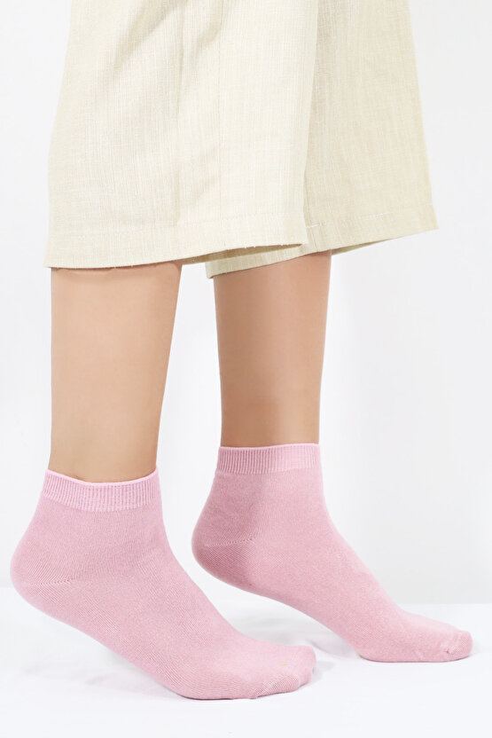 Kadın Kaliteli Bambu Patik Çorap (5 ADET) Dikişsiz Görünmez Parfümlü Kısa Model Çorap