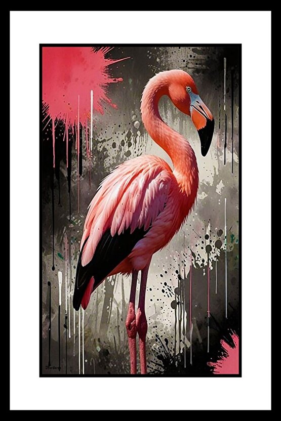 Flamingo Yolu Digital Art ( ÇERÇEVESİZ - ÇERÇEVE YOKTUR ) ( ULTRA HD ) FOLYO AFİŞ - POSTER
