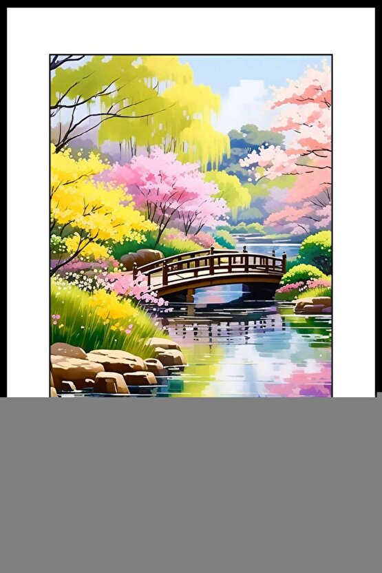 Canlı Rock Müzik Sanatsal Çerçeve Görünümlü Ahşap Tablo