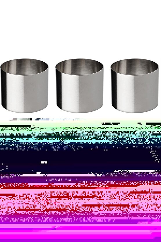 Narkalıp Yuvarlak Parfe Kek Kalıbı Derinlik 5cm Çap 6cm 6 Adet