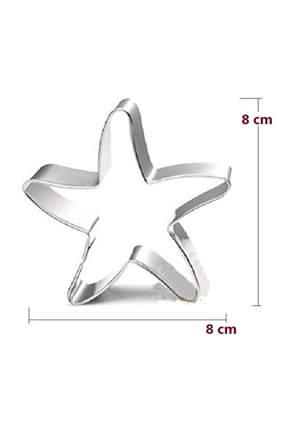 Narkalıp Deniz Canlıları Kurabiye Kalıbı 3 Lü Set